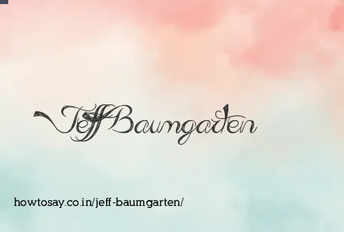 Jeff Baumgarten