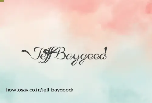 Jeff Baygood