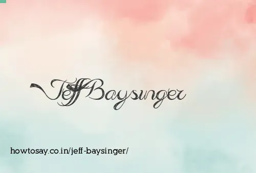 Jeff Baysinger