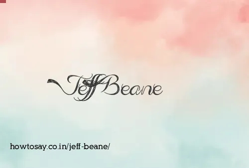 Jeff Beane