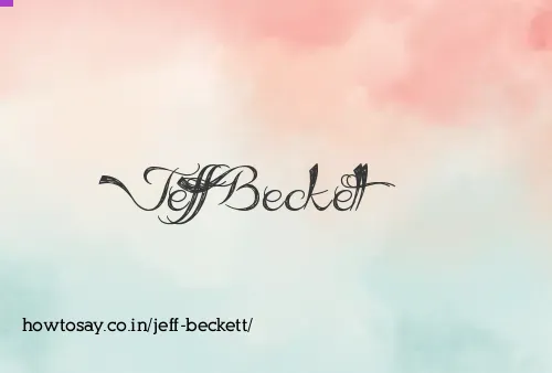 Jeff Beckett