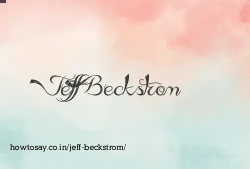 Jeff Beckstrom