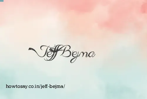 Jeff Bejma