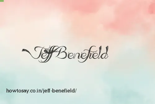Jeff Benefield