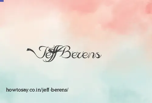 Jeff Berens