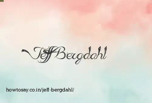 Jeff Bergdahl