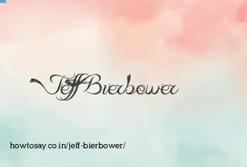 Jeff Bierbower
