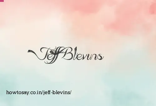Jeff Blevins