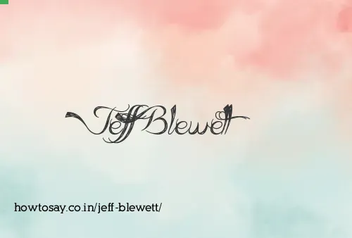 Jeff Blewett