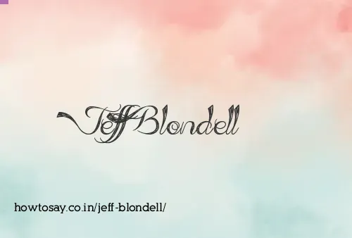 Jeff Blondell