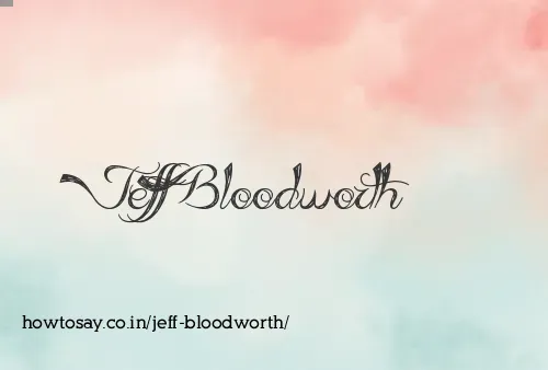 Jeff Bloodworth