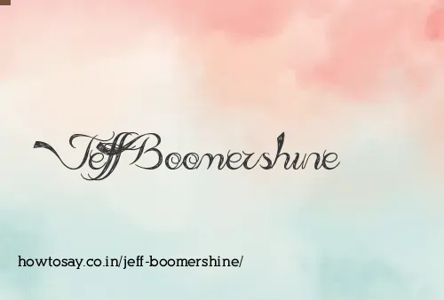 Jeff Boomershine