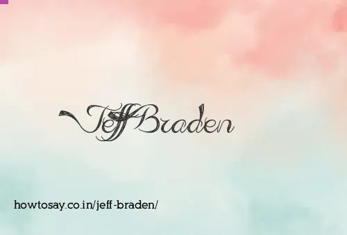 Jeff Braden
