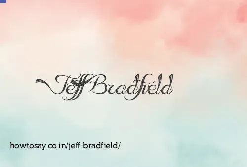 Jeff Bradfield