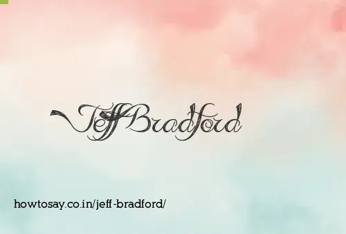 Jeff Bradford