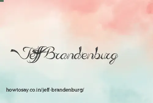 Jeff Brandenburg