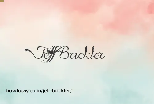 Jeff Brickler
