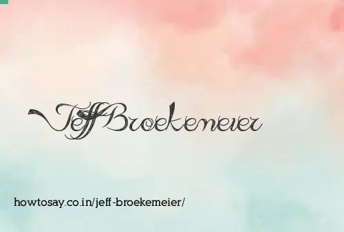 Jeff Broekemeier