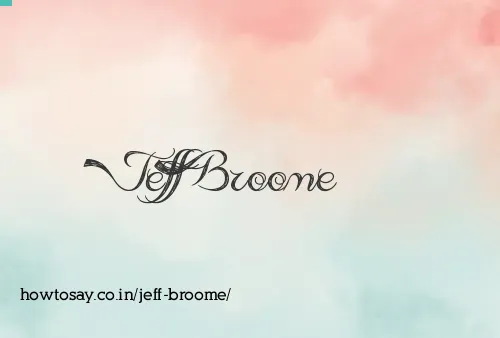Jeff Broome