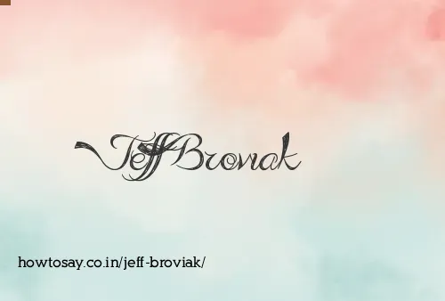 Jeff Broviak