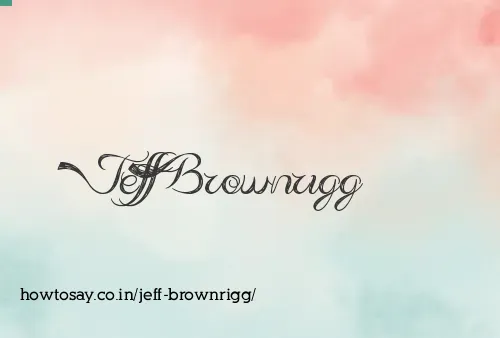 Jeff Brownrigg