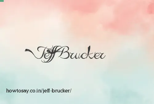 Jeff Brucker