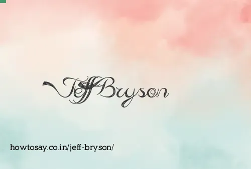 Jeff Bryson