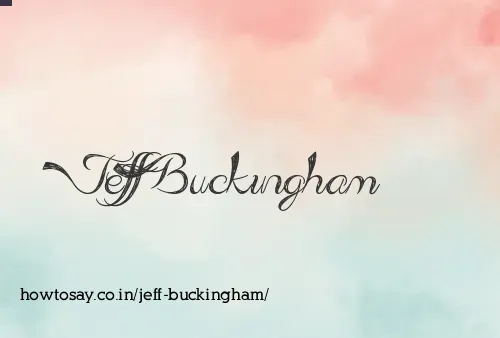 Jeff Buckingham