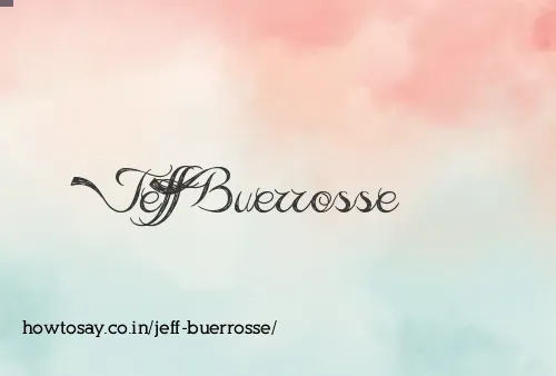 Jeff Buerrosse
