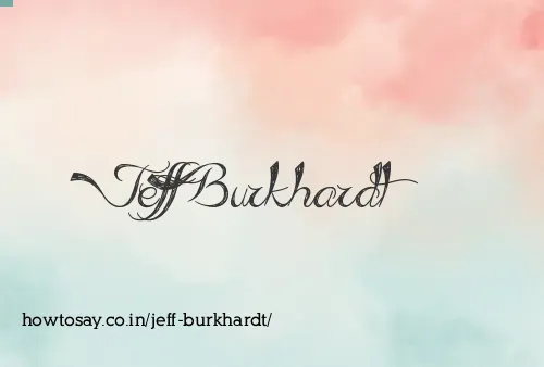 Jeff Burkhardt