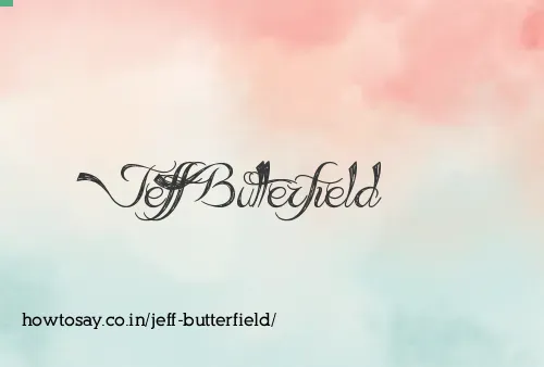 Jeff Butterfield