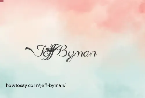 Jeff Byman