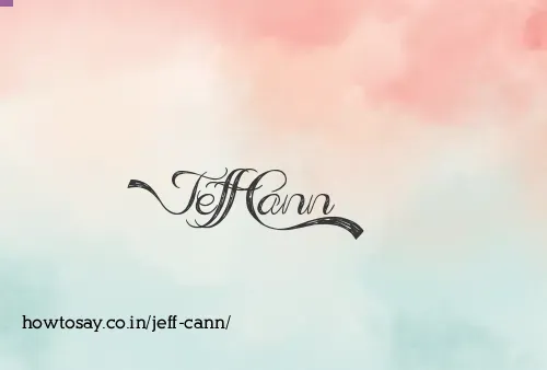 Jeff Cann