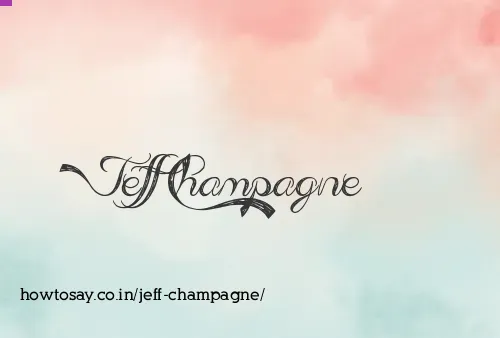 Jeff Champagne