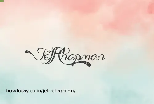 Jeff Chapman