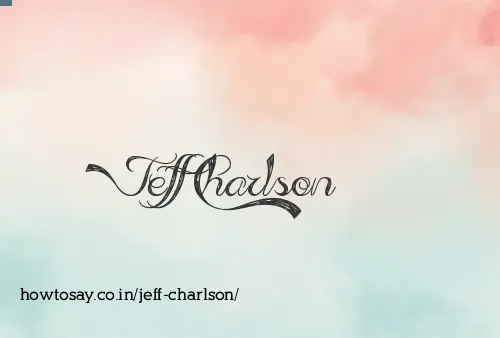 Jeff Charlson