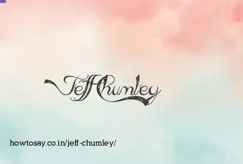 Jeff Chumley