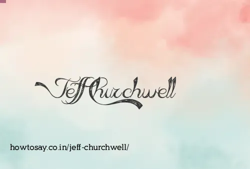 Jeff Churchwell