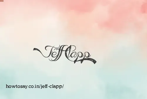 Jeff Clapp