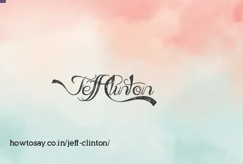 Jeff Clinton