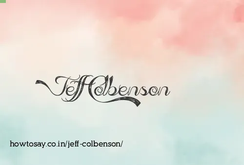 Jeff Colbenson