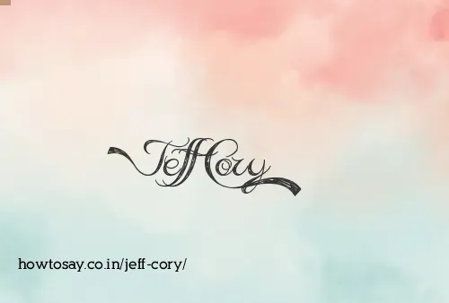 Jeff Cory