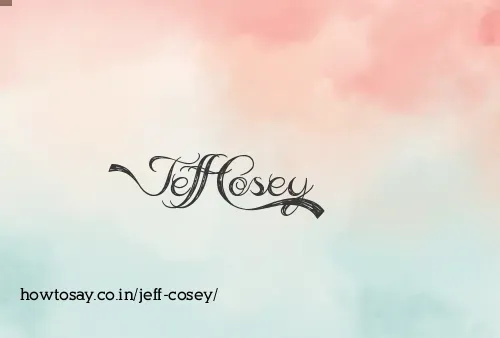 Jeff Cosey