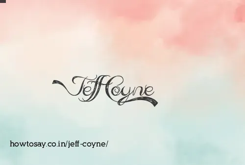 Jeff Coyne