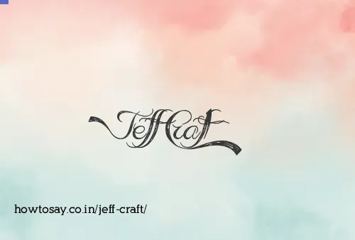 Jeff Craft