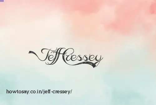 Jeff Cressey