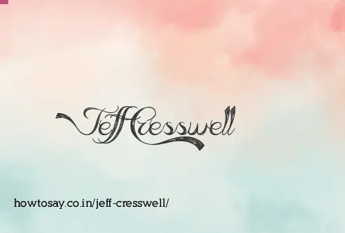 Jeff Cresswell