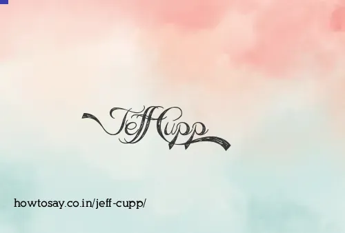 Jeff Cupp