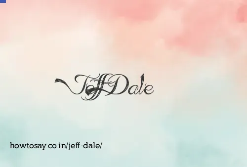 Jeff Dale