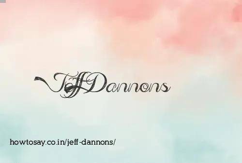 Jeff Dannons